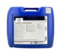 FUCHS Titan GT1 Flex 34 SAE 5W-30 Olio Motore MB 226.51, Renault RN0720, 20 Lt.