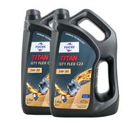 FUCHS Titan GT1 Flex C23 SAE 5W-30 Olio Motore BMW LL-04 Opel OV0401547, 2x5 Lt.