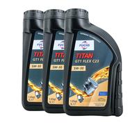 FUCHS Titan GT1 Flex C23 SAE 5W-30 Olio Motore BMW LL-04 Opel OV0401547, 3x1 Lt.
