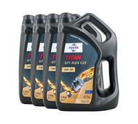 FUCHS Titan GT1 Flex C23 SAE 5W-30 Olio Motore BMW LL-04 Opel OV0401547, 4x5 Lt.