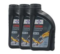 FUCHS Titan Super-Sintetico Longlife SAE 0W-40 Olio Motore VW 50200, 50500, 4x1