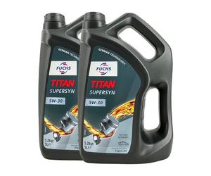 FUCHS Titan Super-Sintetico SAE 5W-30 Olio Motore VW 502 00 505 00 MB 229.3,2x5