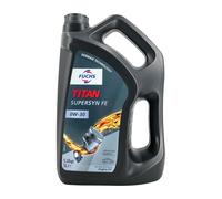 FUCHS Titan Super-Sintetico Fe SAE 0W-30 Olio Motore Volvo Vcc 95200377, 5 Litro