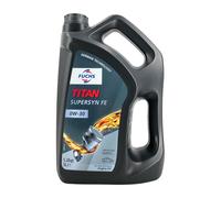 FUCHS Titan Super-Sintetico Fe SAE 0W-30 Olio Motore Volvo Vcc 95200377, 5 Litro