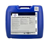 FUCHS Titan Super-Sintetico Longlife SAE 0W-40 Olio Motore VW 50200, 50500, 3x20