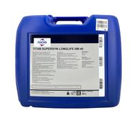 FUCHS Titan Supersyn Longlife SAE 0W-40 Olio Motore VW 50200, VW 50500, 20 Litri