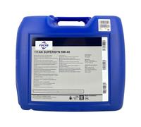 Fuchs Petrolub Olio motore Titan Supersyn SAE 5W-40 RN0700/RN0710 MB 229.3, 20 L