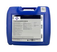 FUCHS Titan Supersyn SAE 5W-50 Olio Motore MB 229.3, RN0700, VW50200, 20 Litri