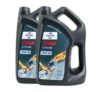 FUCHS Titan Syn Mc SAE 10W-40 Olio Motore PSA B712300, MB 229.3, RN0700, 5 Litro