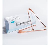 fuchsi 2 Pezzi Puliscilingua in Rame |Anti-microbico | Estremamente Efficace | Lingua più Pulita | Ideale per la Cura Dentale | Facile da Usare e da Pulire | Rame Antibatterico 100%