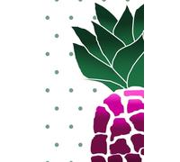 Fuchsia Pineapple Christian Journal Notebook | 6×9 inches | 80 Page College Ruled Hard Cover Journal for Women of Faith | Bible Notebook, Gratitude ... Girly: Work To-do lists Sermon Notes Diario