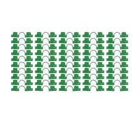 Fuci da serra 50pcs, pellicola in plastica a 2 piante per piante per piante clip clip da ombreggiatura del giardino per orticoltura (11 mm)