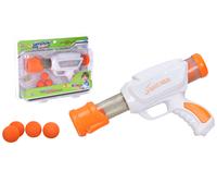 Fucile a pompa con palline di schiuma