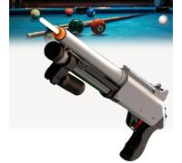 Fucile da biliardo con impugnatura pieghevole e tiro ad alto impatto, adatto per partite ricreative e competitive (grigio, 85x21 cm)