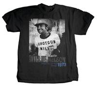 Fucile da Caccia WILLIE NELSON Texas 1973 Paese Musica da Uomo Adulto Maglietta