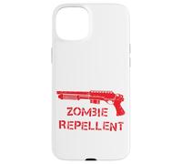 Fucile Zombie Repellente Cacciatori Grafica Umorismo Custodia per iPhone 15 Plus