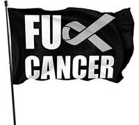 Fuck Brain Cancer Flag 3x5 Ft Stampa su un lato Banner bandiera della famiglia di benvenuto