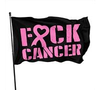 Fuck Breast Cancer Flag 3x5 Ft Stampa su un lato Banner bandiera della famiglia di benvenuto