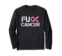 Fuck Cancer, Breast Cancer Support Maglia a Manica