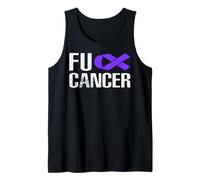 Fuck Cancer Tshirt - Cazzo Pancreatic Cancro Consapevolezza Canotta