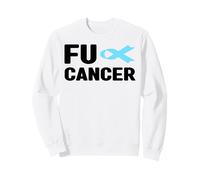Fuck Cancer Tshirt - Fanculo Consapevolezza del Cancro alla prostata Felpa