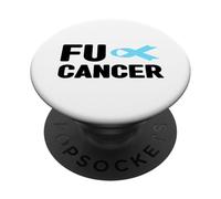 Fuck Cancer TShirt - Fanculo Consapevolezza del cancro alla prostata PopSockets PopGrip Adesivo