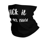 Fuck It Just Get Stampato Sciarpa A Mezza Faccia Elastico Bandana Ghetta da Collo per Bambini Pesca Arrampicata