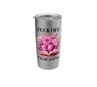 Fuck Off Im Reading One More Chapter Smutty Book Smut Reader Bicchiere termico in acciaio inox doppia parete