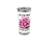 Fuck Off Im Reading One More Chapter Smutty Book Smut Reader Bicchiere termico in acciaio inox doppia parete