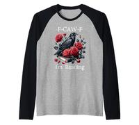 Fuck off Im Reading Smut Books Dark Romance Book Crow F Cawf Maglia con Maniche Raglan