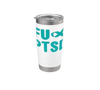 Fuck PTSD Shirt - Consapevolezza del disturbo da stress post traumatico Bicchiere termico in acciaio inox doppia parete
