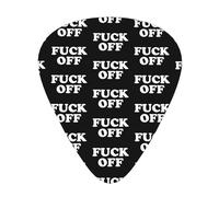 Fuck Soundtrack Plettri per chitarra Plettri per bassista Paddle per suonare la chitarra 12 pezzi