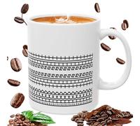 Fuck This Shit Tazza, 350 ML Fuck This Shit Mug, tazza in ceramica Hidden Message, divertente tazza da caffè con manico Lsolato, divertente regalo per bevande fredde e calde (bianco)