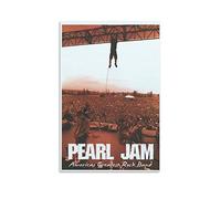 Fucoming Pearl_Jam Rock Band Poster vintage su tela, stampa artistica artistica per camera da letto, soggiorno, decorazione da parete 40 x 60 cm