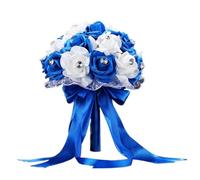 Fucsia Bouquet da sposa bouquet da sposa accessori fatti a mano fiori artificiali fiore rosa decorazione sposa sposa accessori bouqu fiori per matrimonio, boda sposa sposa ram