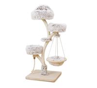 Fudajo Albero tiragraffi con design a rami 130 cm con peluche e sisal
