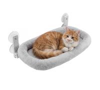 Fudajo Amaca per gatti da finestra 30x52 cm grigio chiaro Lettino 10 kg Cuccia