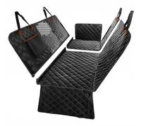 Fudajo Coprisedile posteriore auto per cani 137x147cm Protezione divisibile con zip per sedile