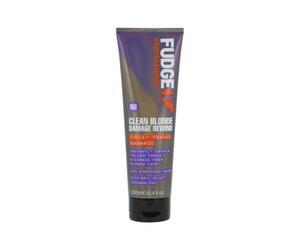 Fudge Professional Clean Blonde Damage Rewind Violet-Toning Shampoo 250 ml shampoo capelli chiari capelli danneggiati Unisex