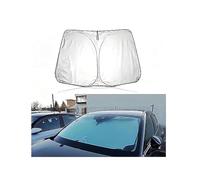 FUDGENGNP Parasole Auto per Dacia Sandero Stepway Duster 2000-2023 2024, Pieghevole Portabil Windshield Parasole Cover Contro I Raggi UV Accessori Interni,Silver