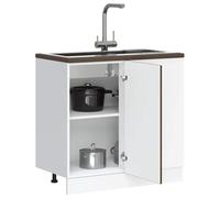 FUDUGEHMIOFWFJJ ante cucina,dogane,pensile bagno bianco,pensile con scolapiatti,Base da Cucina Porto Rovere Marrone in Legno MultistratoPer l'uso in cucina