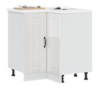 FUDUGEHMIOFWFJJ ante cucina,dogane,pensile bagno bianco,pensile con scolapiatti,Mobile Base ad Angolo Cucina Lucca Bianco Lucido in TruciolatoPer l'uso in cucina