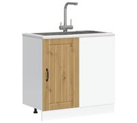 FUDUGEHMIOFWFJJ ante cucina,dogane,pensile bagno bianco,pensile con scolapiatti,Mobile Base Lavello Lucca Rovere Artigianale Legno MultistratoPer l'uso in cucina