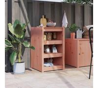 FUDUGEHMIOFWFJJ ante cucina,dogane,pensile bagno bianco,pensile con scolapiatti,Mobile da Cucina da Esterno 55x55x92 cm Legno Massello di DouglasPer l'uso in cucina