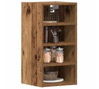 FUDUGEHMIOFWFJJ ante cucina,dogane,pensile bagno bianco,pensile con scolapiatti,Mobile Pensile Legno Antico 30x29,5x60 cm in Legno MultistratoPer l'uso in cucina
