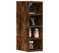 FUDUGEHMIOFWFJJ ante cucina,dogane,pensile bagno bianco,pensile con scolapiatti,Mobile Pensile Rovere Fumo 20x29,5x60 cm in Legno MultistratoPer l'uso in cucina