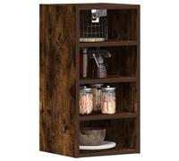 FUDUGEHMIOFWFJJ ante cucina,dogane,pensile bagno bianco,pensile con scolapiatti,Mobile Pensile Rovere Fumo 30x29,5x60 cm in Legno MultistratoPer l'uso in cucina