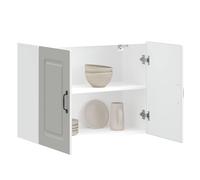 FUDUGEHMIOFWFJJ ante cucina,dogane,pensile bagno bianco,pensile con scolapiatti,Pensile da Cucina Kalmar Bianco in Legno MultistratoPer l'uso in cucina