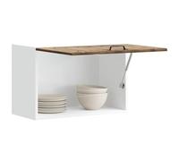 FUDUGEHMIOFWFJJ armadio da cucina,mobile pensile,mobile pensile cucina,Pensile da Cucina Lucca Rovere Fumo in Legno MultistratoPer l'uso in cucina