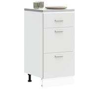 FUDUGEHMIOFWFJJ armadio lavanderia,armadietto cucina,armadio a muro,Armadio Inferiore Bianco 40x46x81,5 cm in Legno MultistratoPer l'uso in cucina